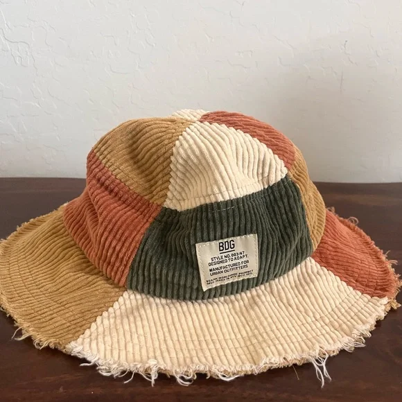 BDG Multicolor Corduroy Bucket Hat - Picture 1 of 4